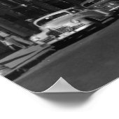 Dalles, Oregon Main Street Town View Poster (Ecke)