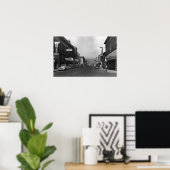 Dalles, Oregon Main Street Town View Poster (Heimbüro)