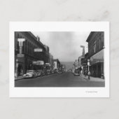 Dalles, Oregon Main Street Town View Postkarte (Vorderseite)