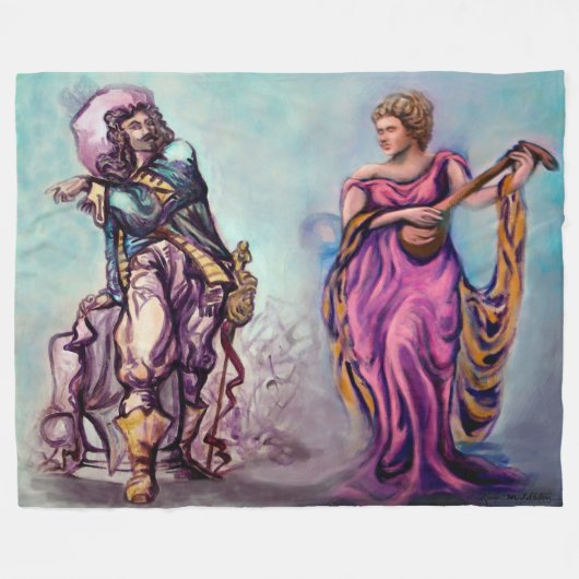 Dalliance Fleece Blanket (Vorderseite (Horizontal))