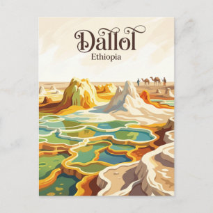 Dallol Äthiopien Postkarte