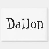 Dallon Name Magnet (Vorderseite)