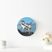 Dalls Schafe Runde Wanduhr (Zuhause)