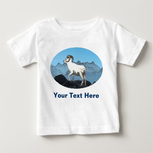 Dall's Sheep Baby T-shirt (Vorderseite)