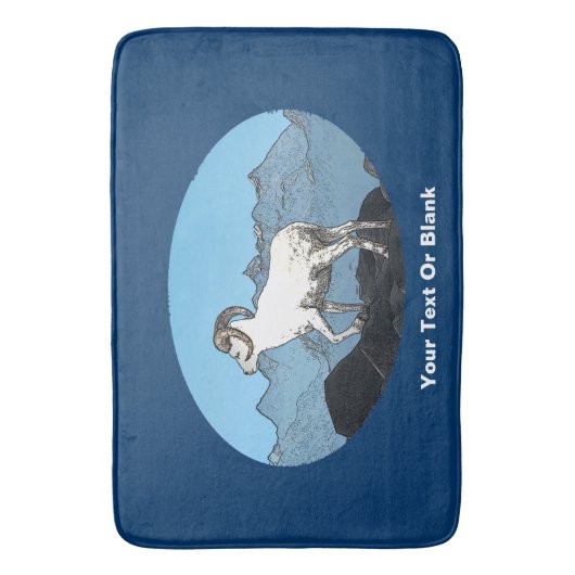 Dall's Sheep Badematte (Vorderseite Vertikal)