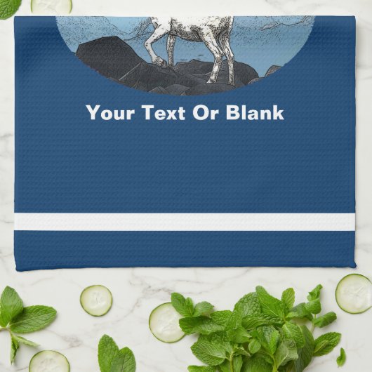 Dall's Sheep Geschirrtuch (Gefaltet)