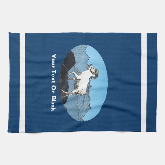 Dall's Sheep Geschirrtuch (Horizontal)