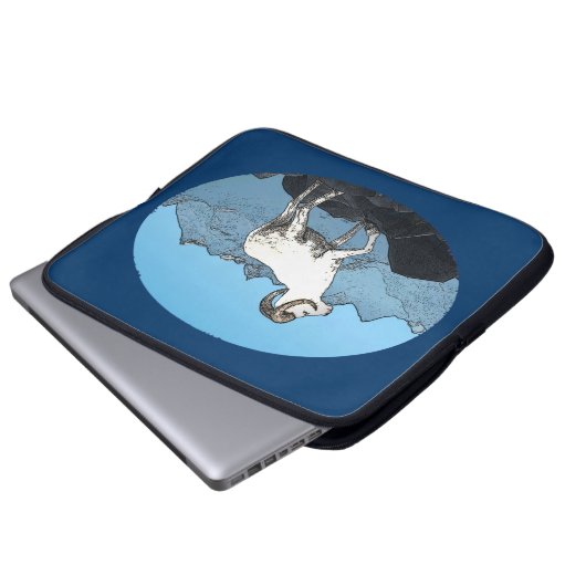 Dall's Sheep Laptopschutzhülle (Vorne Knopf)