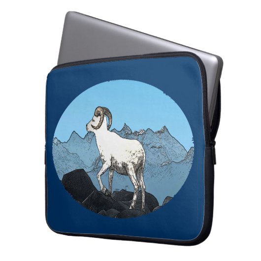 Dall's Sheep Laptopschutzhülle (Vorderseite Links)
