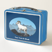 Dall's Sheep Metall Brotdose (Vorderseite)