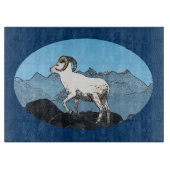 Dall's Sheep Schneidebrett (Vorderseite)