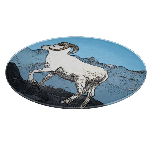 Dall's Sheep Schneidebrett (Ecke)