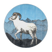 Dall's Sheep Schneidebrett (Vorderseite)