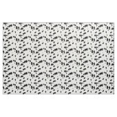 Dalmater-Hund Schwarz-Weiß-Punkt-Muster Stoff (Fat Quarter (45,7 x 55,9 cm))