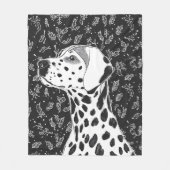 Dalmatian blanket fleecedecke (Vorderseite)