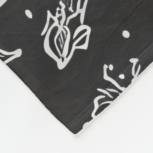 Dalmatian blanket fleecedecke (Ecke)