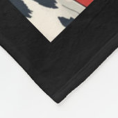 Dalmatian blanket fleecedecke (Ecke)