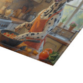 Dalmatian Cooking in Kitchen Schneidebrett (Ecke)
