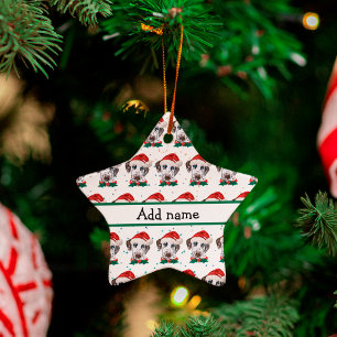 Dalmatian Dog Breed Christmas Keramik Ornament
