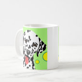 Dalmatian Dog Breed Kaffeetasse (Vorderseite Links)