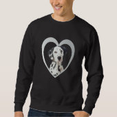 Dalmatian  Dog Heart   Dalmatian  Dalmatian  1 Sweatshirt (Vorderseite)