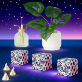 Dalmatian Dog Pink Purple Turquoise Birthday Geschenkschachtel