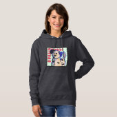 Dalmatian Dog, Pixel Art, Pixelart  Hoodie (Vorne ganz)