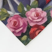 Dalmatian Dog Valentine's Day  Fleecedecke (Ecke)