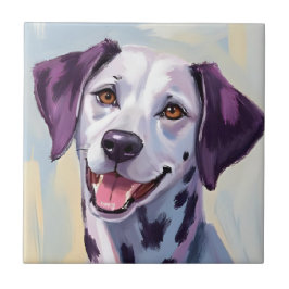Dalmatian | Dog Watercolor Pet Painting Fliese