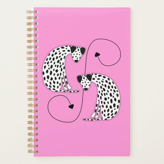 Dalmatian dogs Planner Planer (Vorderseite)