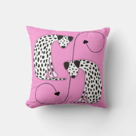 Dalmatian dogs Throw Pillow Kissen