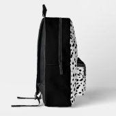 Dalmatian Firefighter Black White Birthday Bedruckter Rucksack (Links)