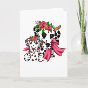 Dalmatian Happy Mother's Day Karte