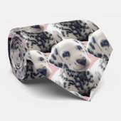 Dalmatian Heart Nose Krawatte (Gerollt)