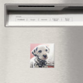 Dalmatian Heart Nose Magnet (In Situ (Geschirrspüler))