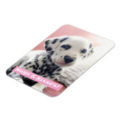 Dalmatian Heart Nose Magnet (Linke Seite)