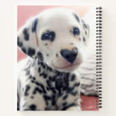 Dalmatian Heart Nose Notizblock (Rückseite)