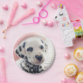 Dalmatian Heart Nose Pappteller (Party)