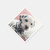 Dalmatian Heart Nose Serviette (Ecke)