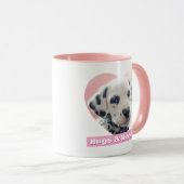 Dalmatian Heart Nose Tasse (VorderseiteRechts)