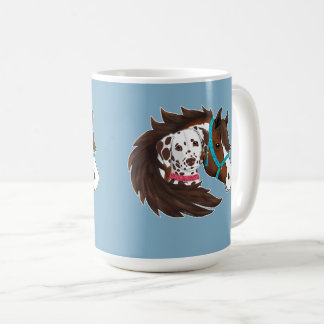 Dalmatian & Horse Buddies Kaffeetasse
