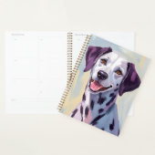 Dalmatian-Hund-Aquarellmalerei Planer (Anzeige)