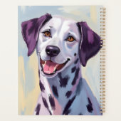 Dalmatian-Hund-Aquarellmalerei Planer (Rückseite)