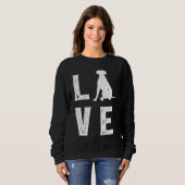 Dalmatian Love  1 Sweatshirt (Vorne ganz)