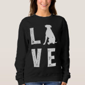 Dalmatian Love  1 Sweatshirt (Vorderseite)