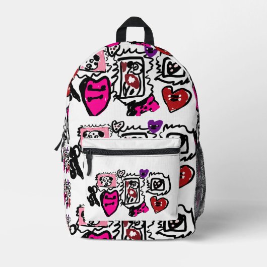 Dalmatian lovely  bedruckter rucksack (Vorderseite)