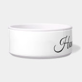 Dalmatian Minimalist Line Art personalized bowl Napf (Links)