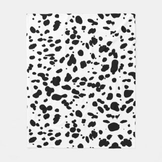 Dalmatian Print Blanket Fleecedecke
