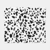 Dalmatian Print Blanket Fleecedecke (Vorderseite (Horizontal))