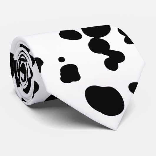 Dalmatian Print Krawatte (Gerollt)